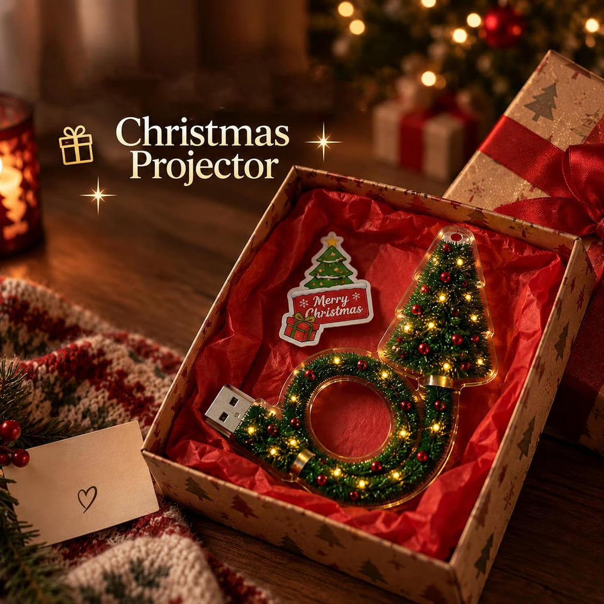 Festive Wall Projection Light