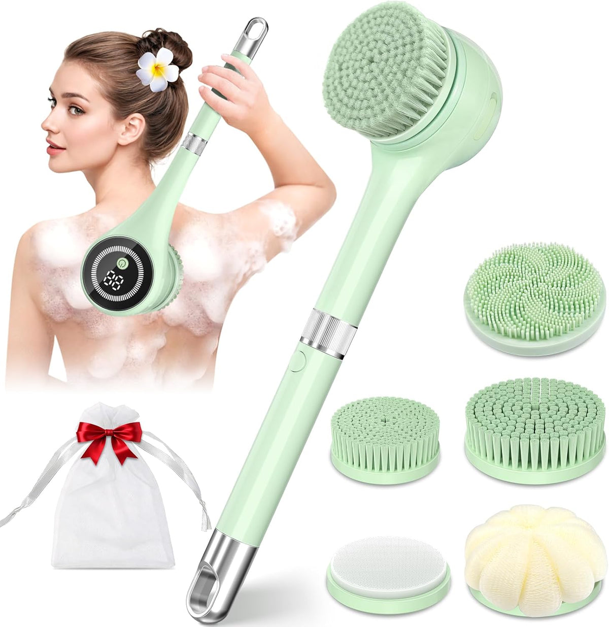 Luxury Rechargeable Body Brush for Effortless Spa-Quality Cleansing