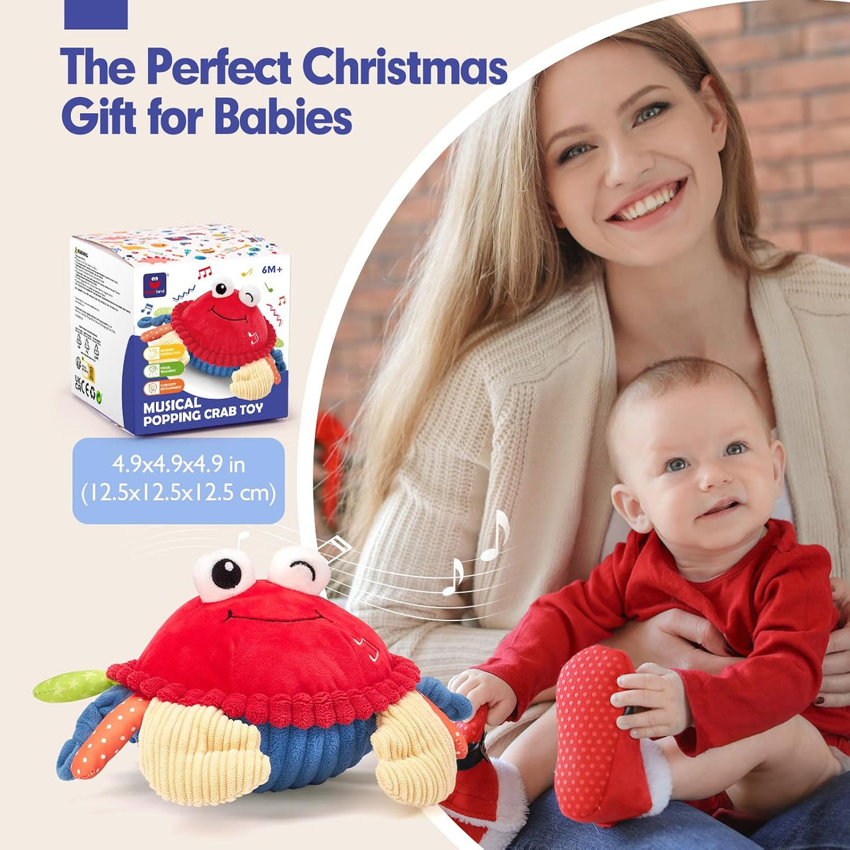 Mistym Musical Crab Plush