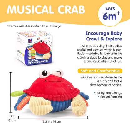 Mistym Musical Crab Plush