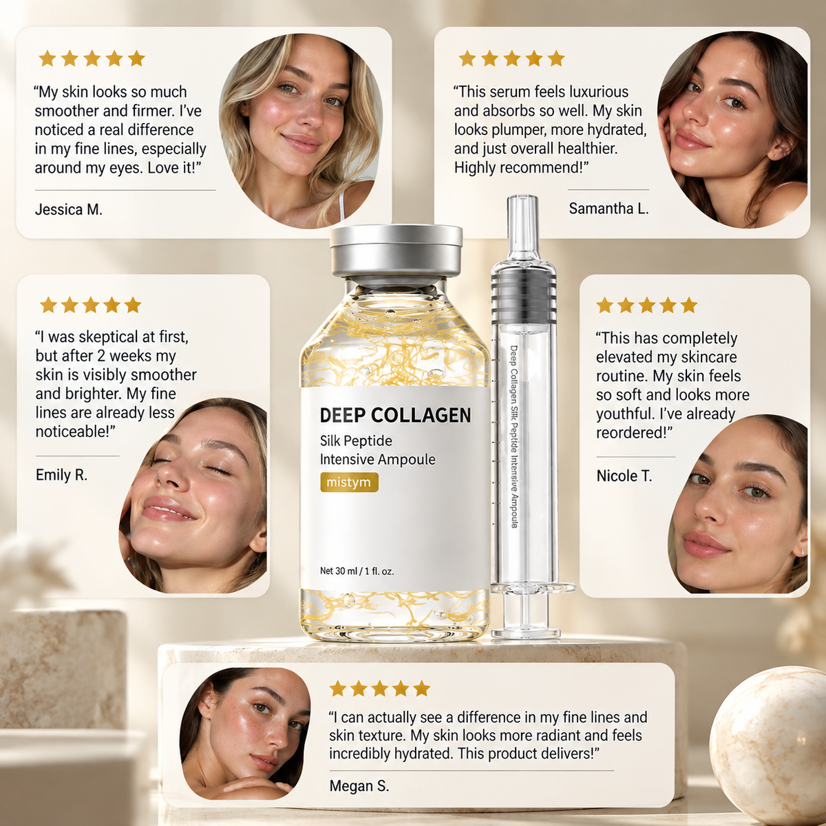 Mistym - Youthful Radiance Collagen & Peptide Serum