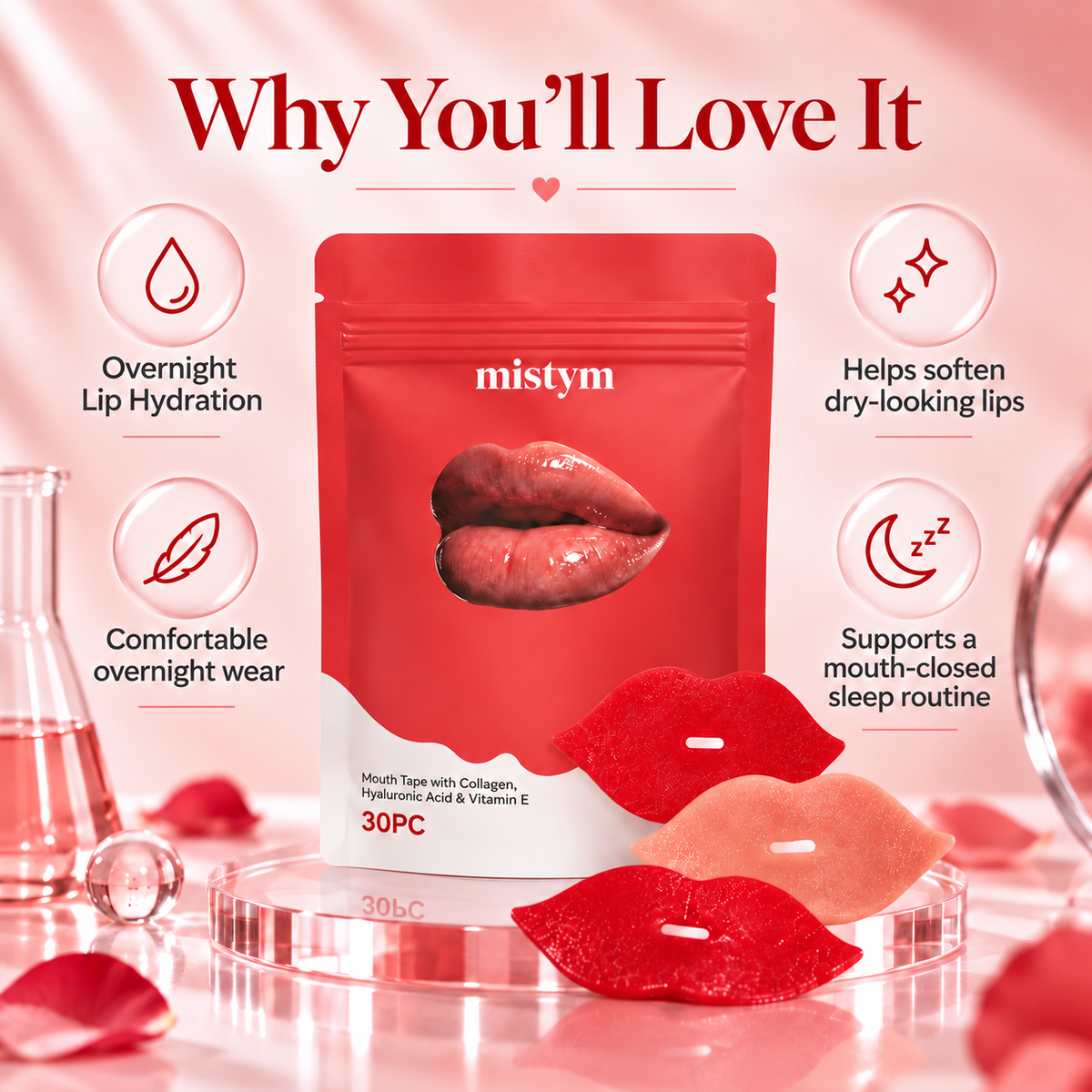 Overnight Hydration & Lip Plumping Strips