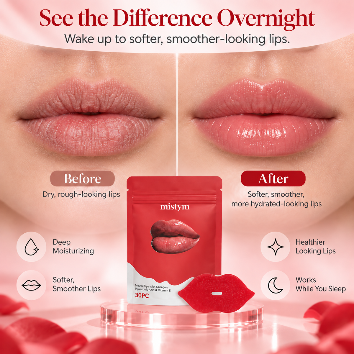 Overnight Hydration & Lip Plumping Strips