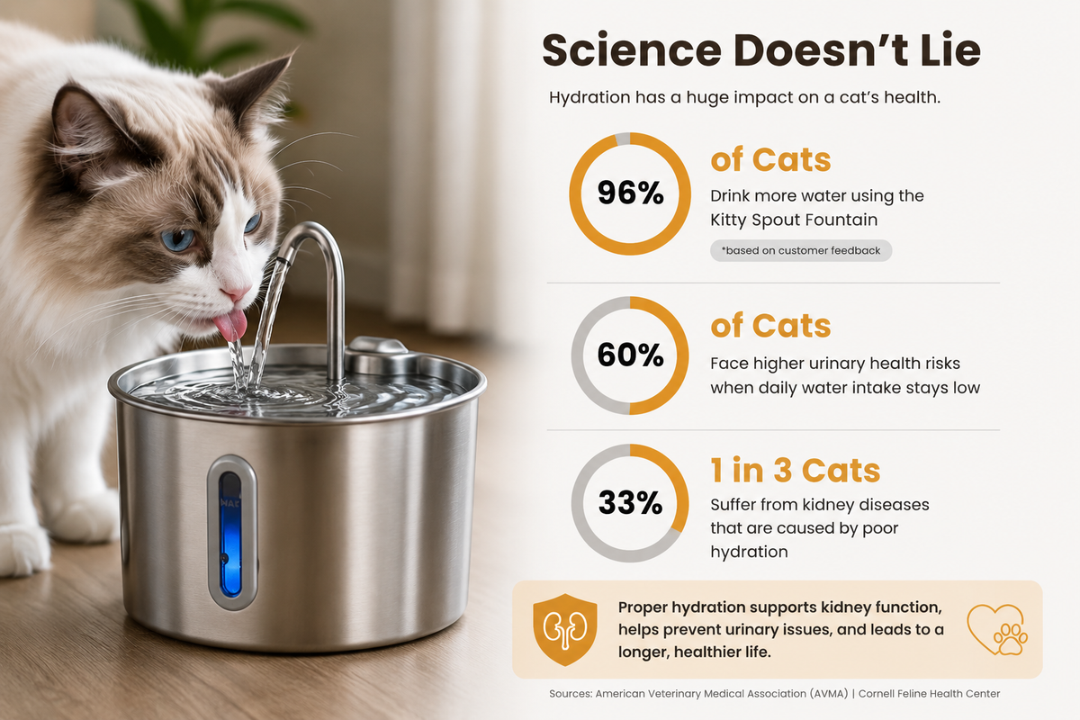 Mistym® Kidney Health and Hydration Cat Fountain